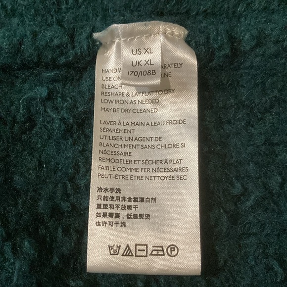 FREE PEOPLE ONCE IN A LIFETIME FUZZY BOUCLE LONG OPEN CARDIGAN SWEATER - Picture 10 of 11